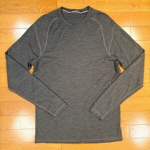 Smartwool Mens Merino 250 Base Layer Long Sleeve Shirt Charcoal Heather SS600